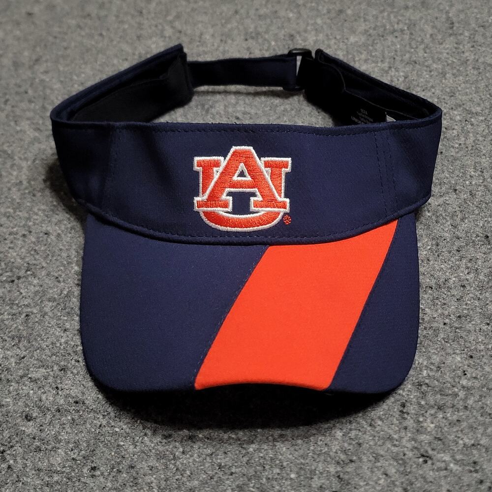 Auburn Tigers Visor Hat Cap Mens Blue Orange UA Adjustable Curved Adult AU